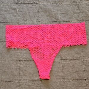 🍑PINK Lace Thong Panty🍑